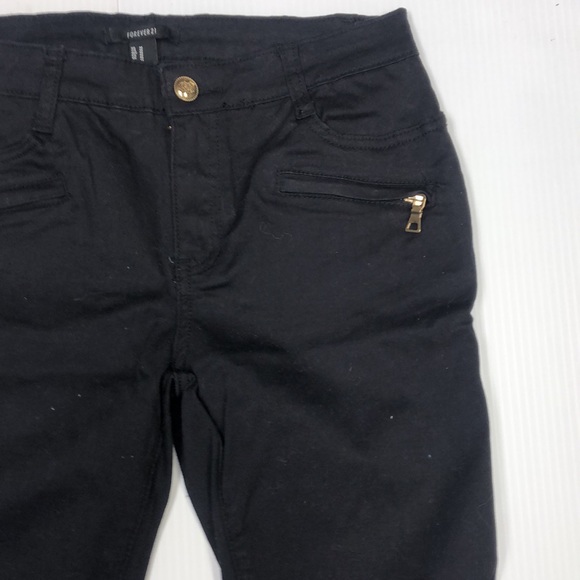 Forever 21 Jeans Black Women’s Size Medium - Picture 3 of 7